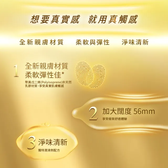 【Durex 杜蕾斯】真觸感裝衛生套12盒(共96入 保險套/衛生套/避孕套/安全套/避孕/保險套推薦)