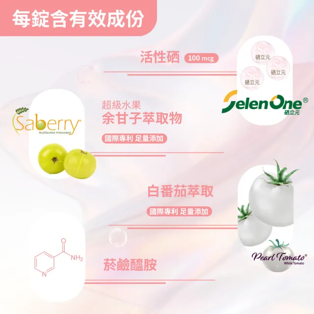 【HouSe 好硒家】硒2皙美妍錠 60錠/盒(昆凌推薦 養顏美容)