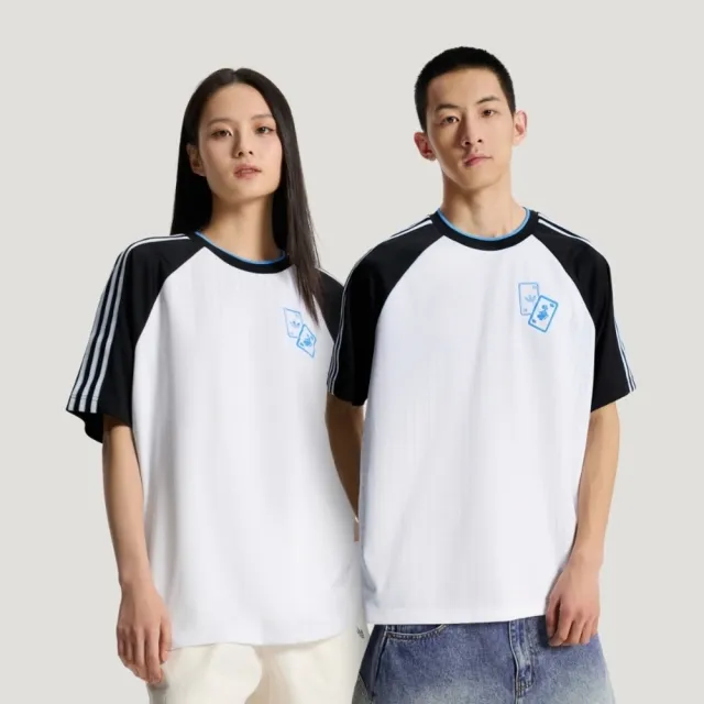 【adidas 愛迪達】U Tee Ss 男女 T恤 運動上衣 休閒短袖 白 亞版(KY8307)