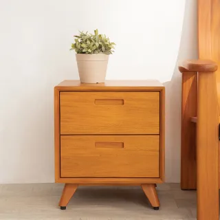 【Mahogany 瑪荷尼家具】免組裝 45X40X51 晨光丹麥床頭櫃B   全原木桃花心木 床頭櫃 M1-BS34-B(G2)