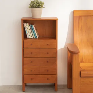 【Mahogany 瑪荷尼家具】免組裝 45X26X90 多寶儲物櫃450  全原木桃花心木 收納櫃 ART-C5B
