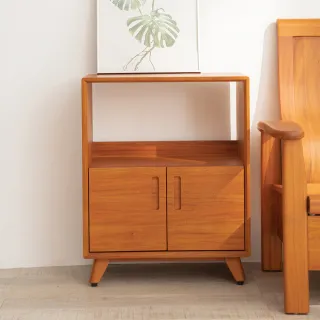 【Mahogany 瑪荷尼家具】免組裝 62X33X78  丹麥電器櫃  全原木桃花心木  電器櫃 M1-AT34-3