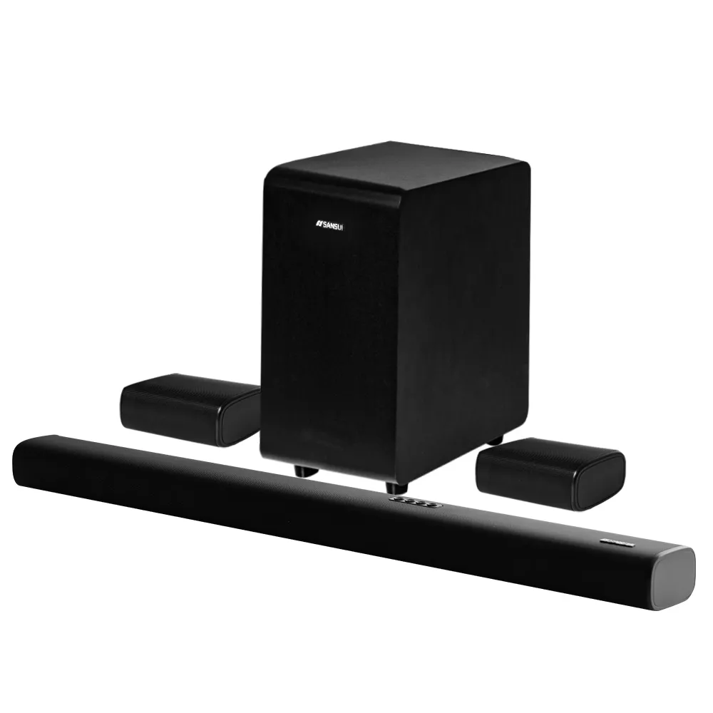 【SANSUI 山水】聲空艙SS2(5.1.2 Soundbar  360°天空聲道X杜比全景聲)享受600W震撼聽感