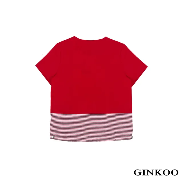 【GINKOO 俊克】海洋風印花上衣