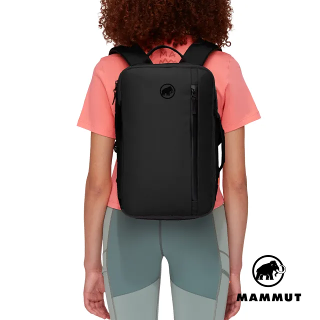 【Mammut 長毛象】Seon Transporter 15 休閒筆電後背包 15L 黑色 #2510-04191