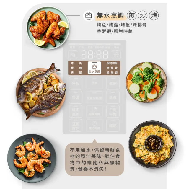 【Philips 飛利浦】智慧萬用鍋/壓力鍋_HD2136_棕小萬