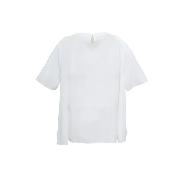 【giordano ladies】26SS 異材質拼接上衣(02326016)