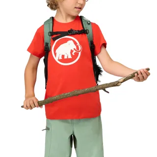 【Mammut 長毛象】Mammut Core T-Shirt Kids Classic 大象LOGO有機棉短袖T恤 經典紅 兒童款 #1017-07890
