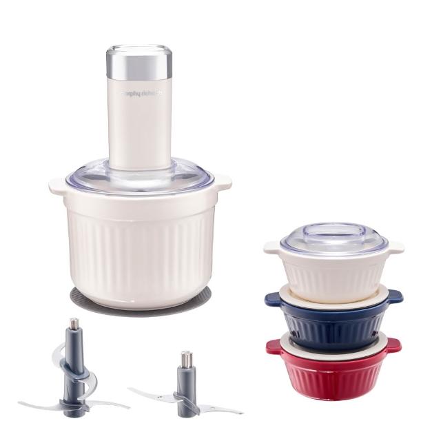 【morphy richards】英國摩飛 小鮮備｜Prep & Store 保鮮備料調理機 MFP1004W(密封鎖鮮寶寶副食品一機搞定)