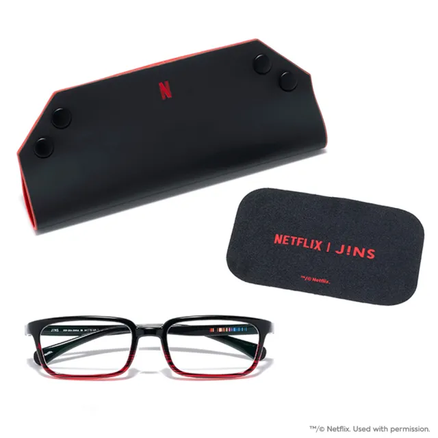 【JINS】HOME®× Netflix 聯名光學眼鏡系列-多款任選(UGF-25A-268/269)