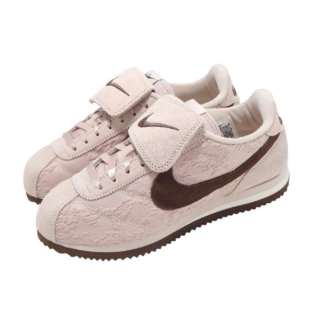 【NIKE 耐吉】休閒鞋 Wmns Cortez TXT 女鞋 粉紅 麂皮 阿甘鞋 IQ3624-667