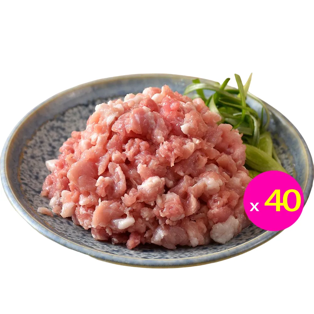 【卜蜂】黃金比例 國產豬絞肉 超值40包組(300g/包_團購.居家料理.變化多多)