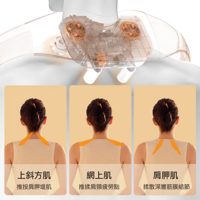 【breo 倍輕鬆】古法肩背按摩器(Z6)
