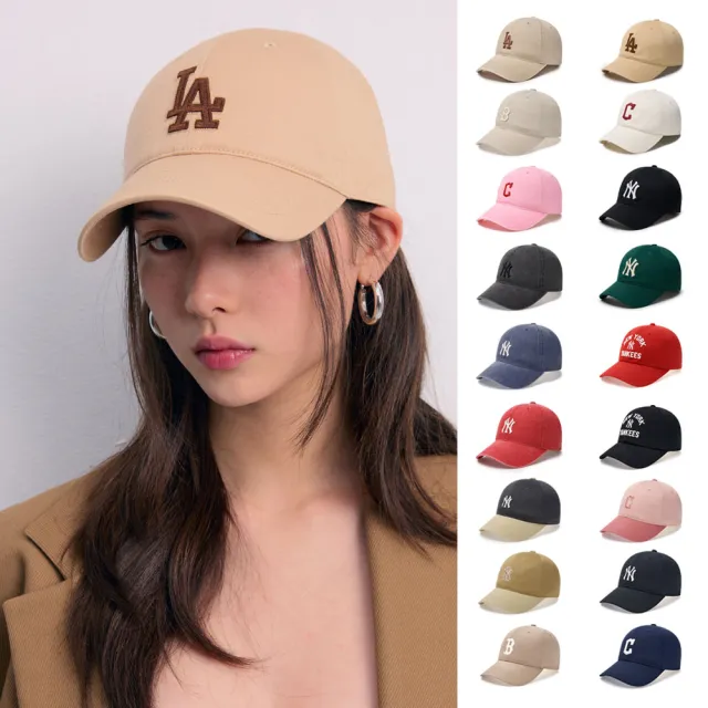 【MLB】可調式軟頂棒球帽 道奇/紅襪/守護者/洋基隊(3ACPVV.CPB2.CP34-多款任選)