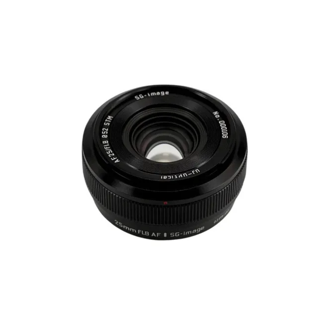 【SG-image】深光 AF 25mm F1.8 自動對焦定焦鏡頭 金屬遮光罩組 黑色