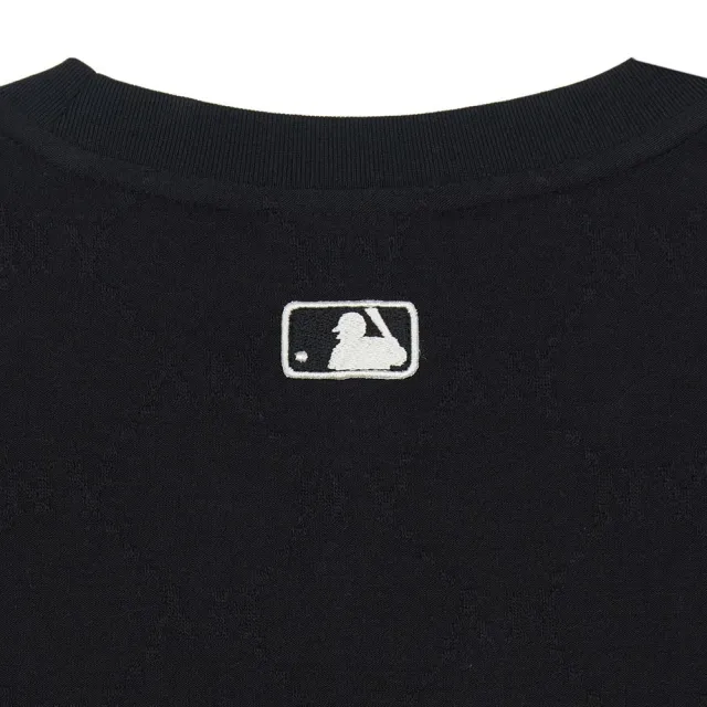 【MLB】短袖T恤 Monogram系列 紐約洋基隊 (3ATSM0263-50BKS)