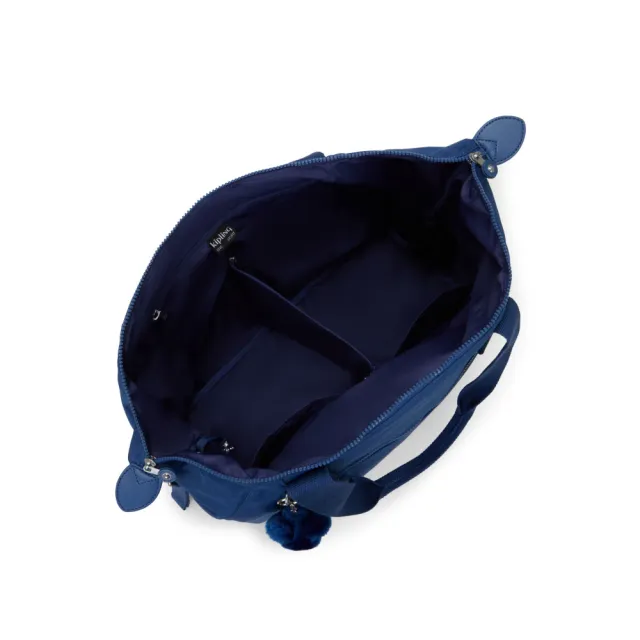 【KIPLING】休閒藍手提側背媽媽包-NEW ART M BABYBAG 女包