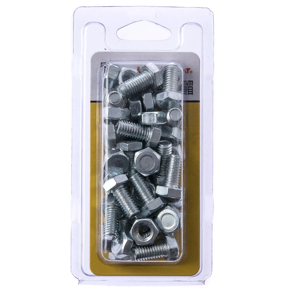 【特力屋】732 六角機械牙螺絲 附帽 M6X12mm 20組