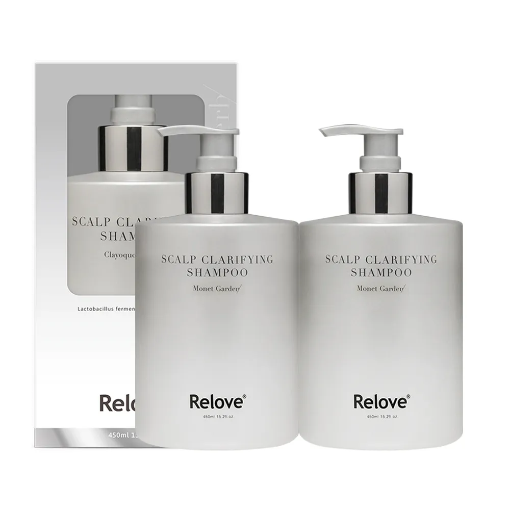 【Relove 官方直營】107酵萃蓬鬆控油淨化頭皮洗髮精450mlx2入組(300萬顆酵母精華 改善頭皮環境)