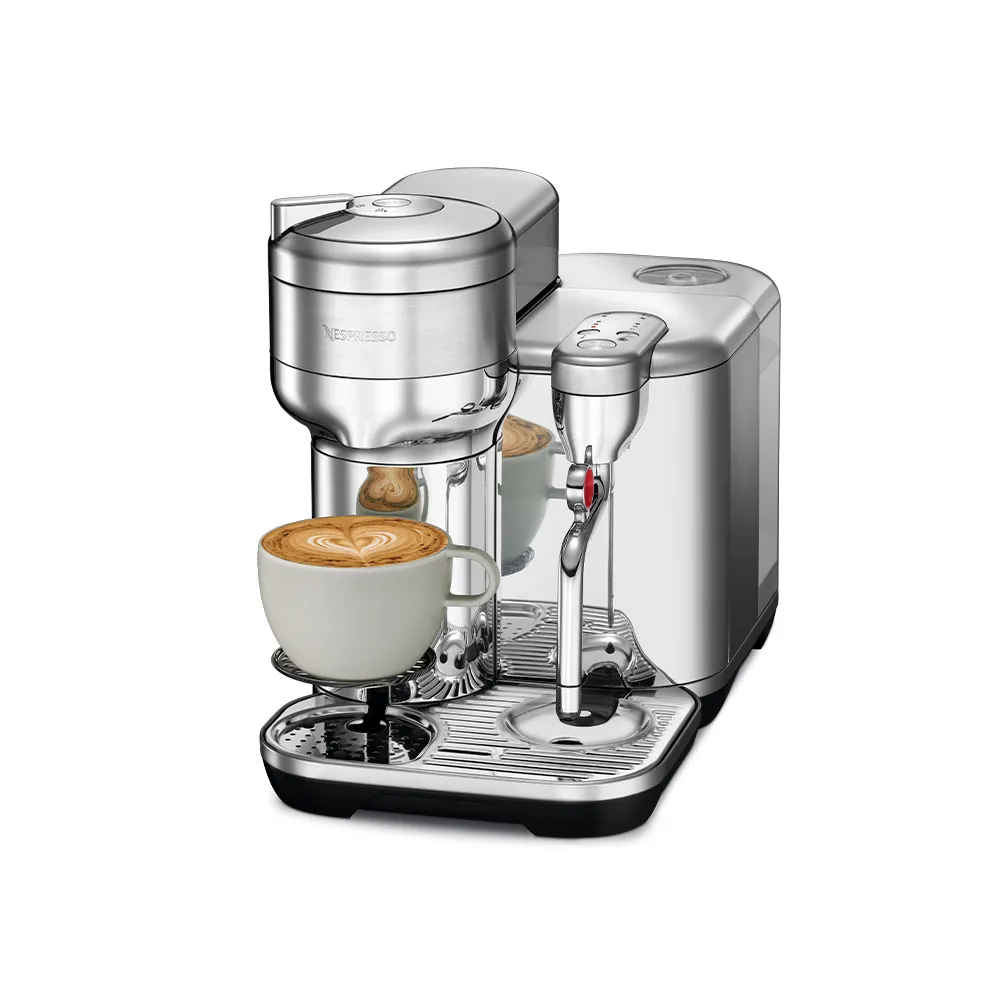 【Nespresso】Vertuo Creatista膠囊咖啡機_不鏽鋼金屬色 奶泡機 全自動咖啡機(瑞士頂級咖啡品牌)