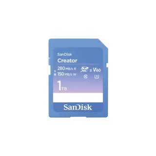 【SanDisk 晟碟】SanDisk CREATOR SD UHS-II 記憶卡 1TB(公司貨)