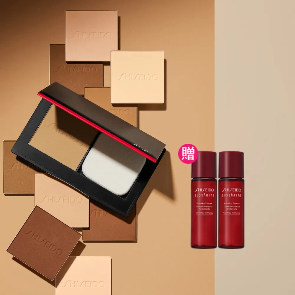 【SHISEIDO 資生堂國際櫃】超進化持久粉餅 SPF35(定妝神器/粉餅/底妝/控油)