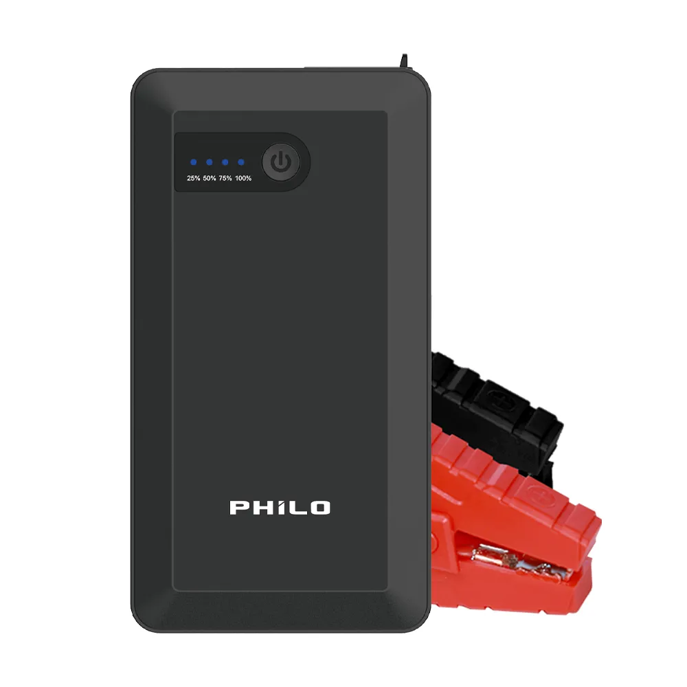 【Philo 飛樂】PQC-8000se 救車行動電源 8000mAh (4片電芯/智慧保護夾/啟動電源/救車電源/急救電源))