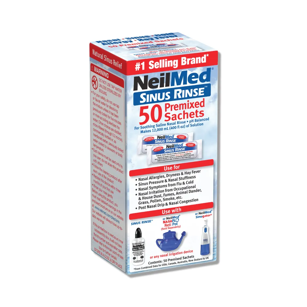 【NeilMed 耐有美】塞那靈洗鼻鹽(50入/盒)