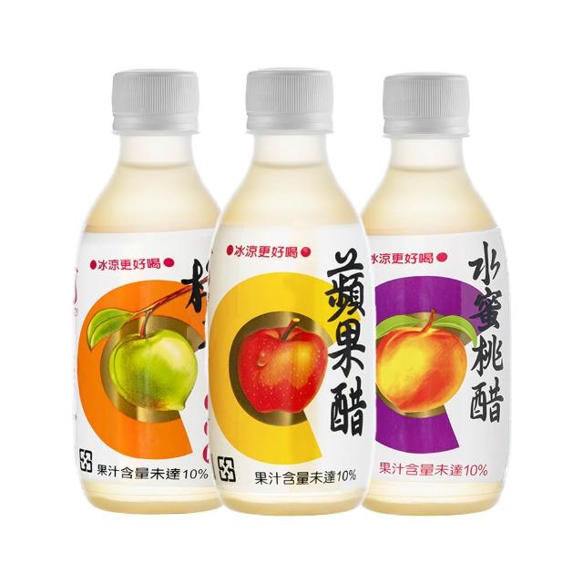 【百家珍】果醋飲 280ml x 48入(蘋果醋/梅子醋/水蜜桃醋)