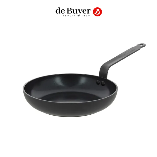 【de Buyer 畢耶】Ceranoa系列 陶瓷高效能平底不沾鍋28cm-適用IH爐