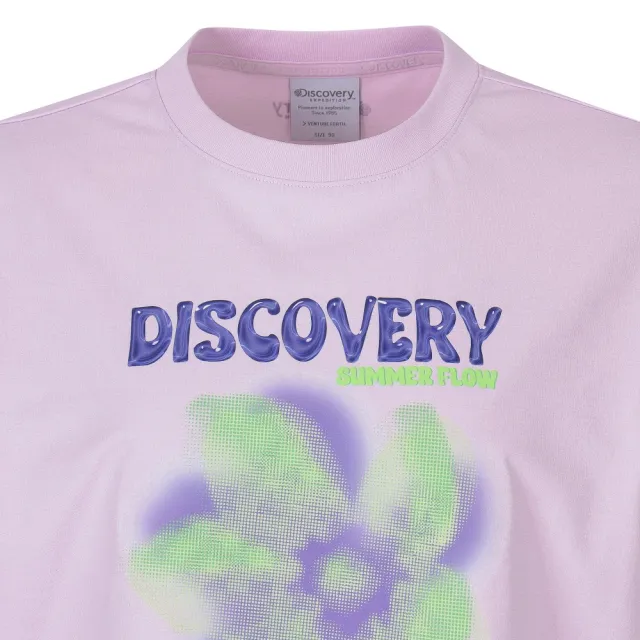 【Discovery Expedition】女版抗UV柔焦花朵印花短袖T恤 上衣 (DWRS9N063-LDL)