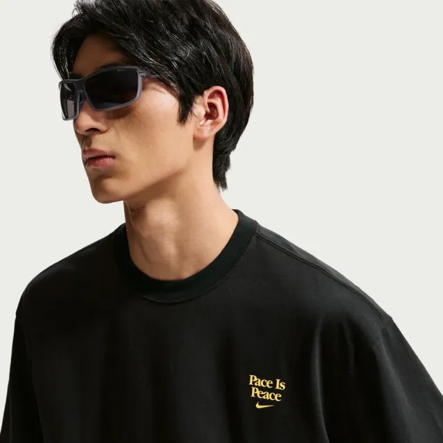 【NIKE 耐吉】短袖上衣 男 AS U NSW GA PACE SNAIL  SS 運動 休閒 中磅 T恤 黑 (JF3279010)