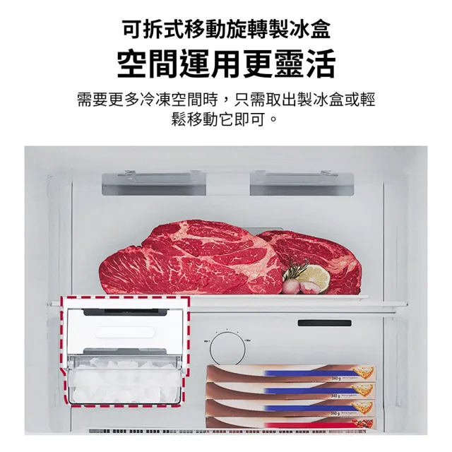 【LG 樂金】家電快配395公升智慧變頻右開雙門冰箱(GN-HL392BSN)