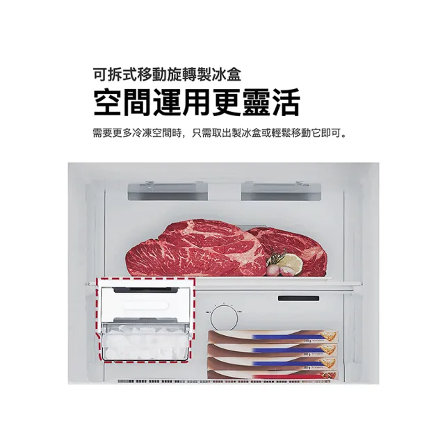 【LG 樂金】家電快配335公升一級能效變頻右開雙門冰箱(GN-L332BS)