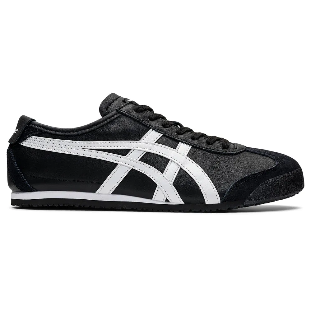 【Onitsuka Tiger】鬼塚虎 黑底白虎爪紋 MEXICO 66 休閒鞋 (1183C102-001)