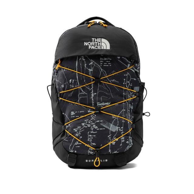 【The North Face】北面男女款深灰色DWR防潑水大容量休閒後背包｜52SEMV3 筆電包/登山包