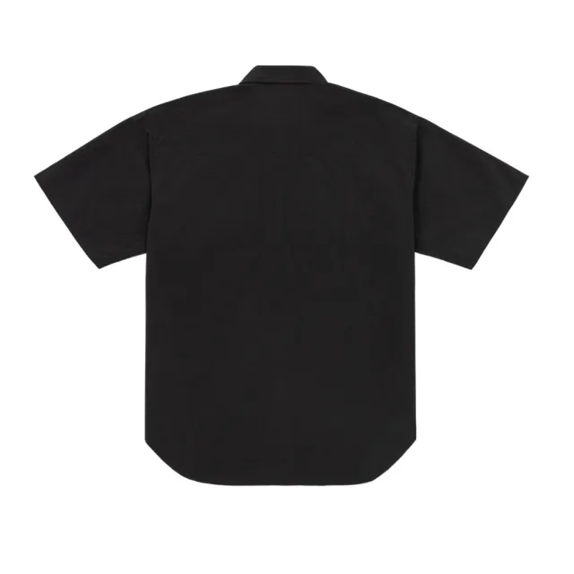 【The North Face】北面UE男款黑色COOLTOUCH觸膚涼感短袖襯衫｜8F6CJK3