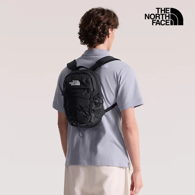 【The North Face】北面男女款黑色多功能後背包｜52SW4HF(筆電包/登山包)