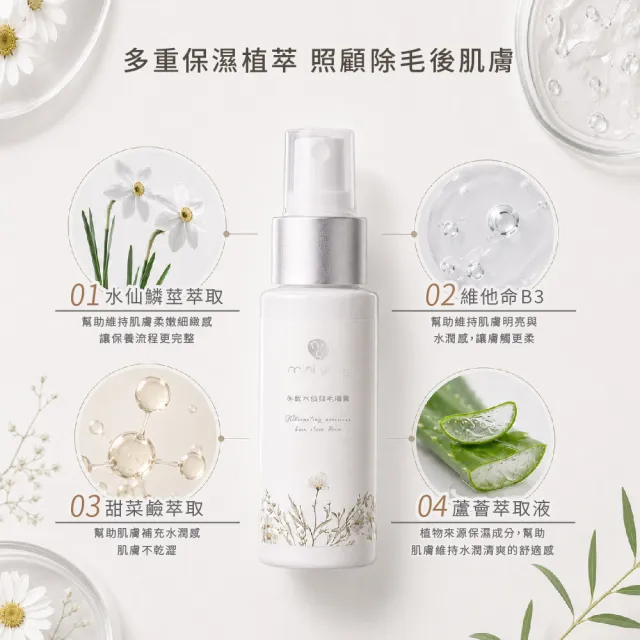 【MINI YANG】冬眠水仙 除毛後噴霧 100ml(讓整理後的毛毛狀態更好照顧)