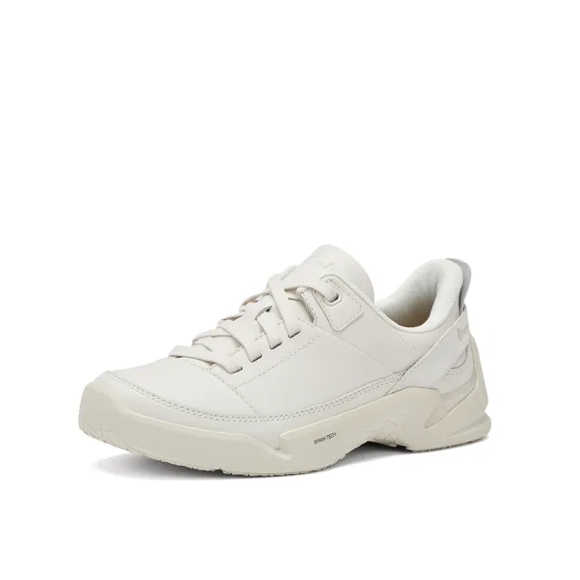 【Clarks】女鞋 輕鬆走-Tri Ease Lace.女款真皮舒適緩震輕量休閒鞋 運動鞋 小白鞋(白色)(CLF87342C)