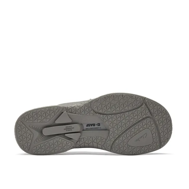 【Clarks】男鞋 輕鬆走-Tri Ease Slip男款織物透氣面料休閒鞋 運動鞋 機能鞋(灰色)(CLM87628C)