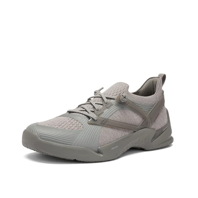 【Clarks】男鞋 輕鬆走-Tri Ease Slip男款織物透氣面料休閒鞋 運動鞋 機能鞋(灰色)(CLM87628C)