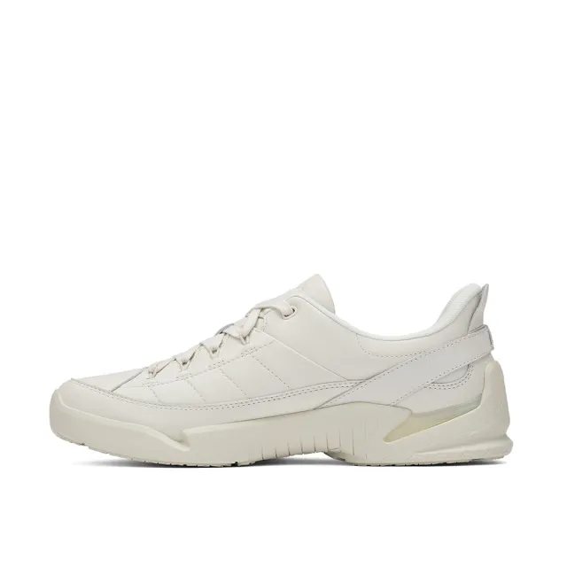 【Clarks】男鞋 輕鬆走-Tri Ease Lace男款真皮舒適緩震輕量休閒鞋 運動鞋 健走鞋(白色)(CLM87340C)