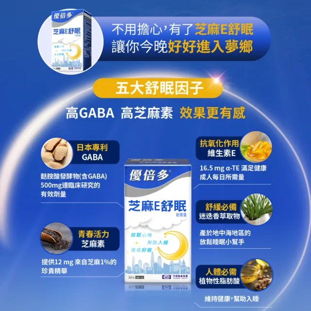 【YouBest 優倍多】強力苦瓜胜膠囊4入+芝麻E舒眠軟膠囊1入