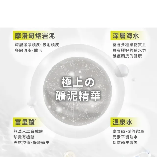 【CLEND】礦泥深層修護/護理頭皮 水潤亮澤限定組(洗髮精450ml+髮油100ml)