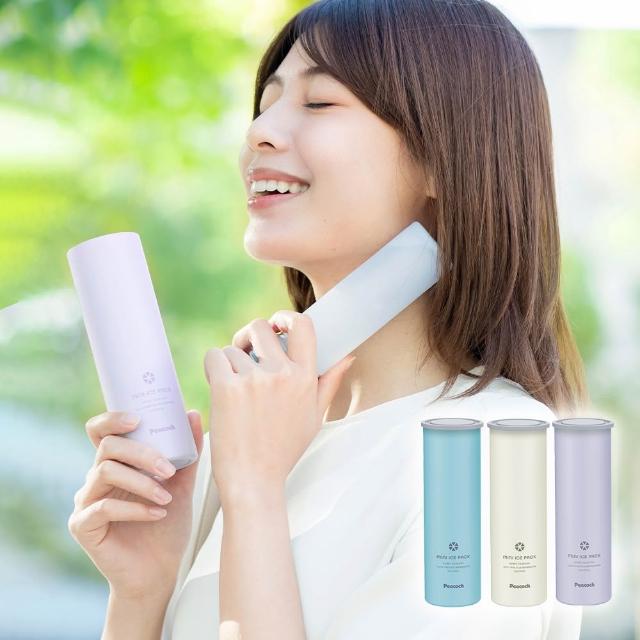 【Peacock 日本孔雀】ICE PACK 戶外急速降溫 消暑神器 不鏽鋼杯+涼感冰柱 150ml鋼杯