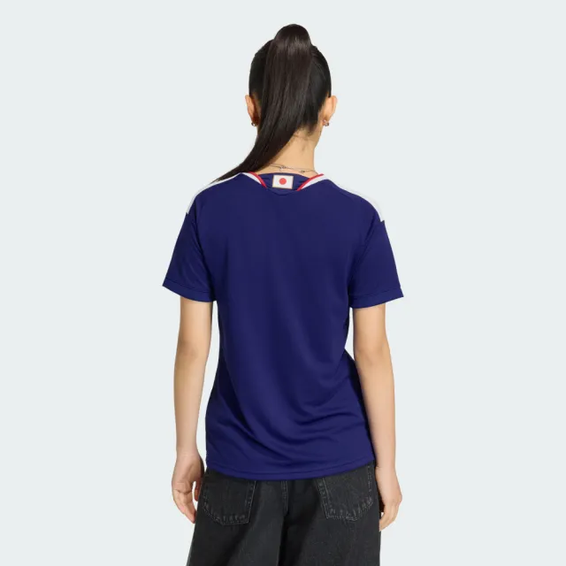 【adidas 愛迪達】世界盃 日本 主場球迷版 短袖球衣  吸濕排汗 女 JZ9684