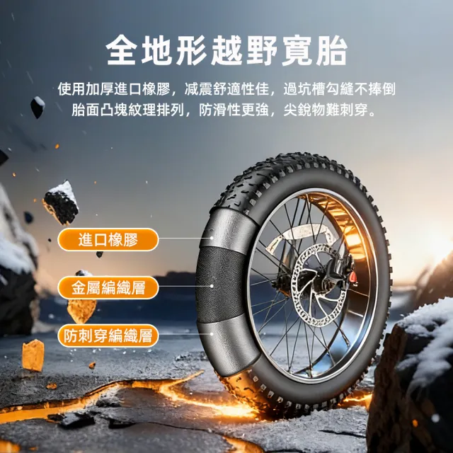 【Baicycle】SP4 48V胖胎復古電動輔助自行車
