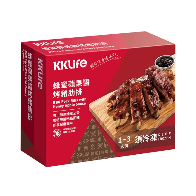 【KKLife】即享餐廳美味醬烤肉排4盒送1條香草 豬肉捲(豬肋排515g;羊肩排310g/盒.烤肉.雙11.艾嘉推薦)