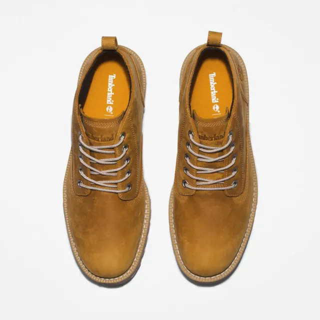 【Timberland】男款小麥色休閒防水中筒靴(A2AKT231)